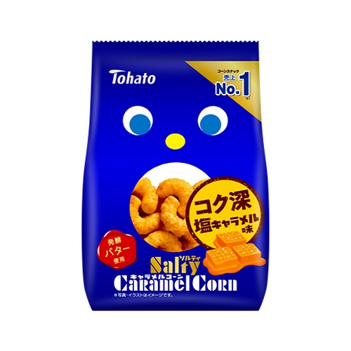 【日本東鳩鹽味焦糖玉米脆果】<br><span>產地：日本規格：67g<br>產品圖