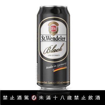 【德國聖威樂黑啤酒4.9%】<br><span>產地：德國  規格：500ml<br>
