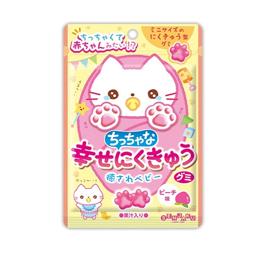 【日本扇雀飴貓掌QQ蜜桃風味軟糖】<br><span>產地：日本規格：32g<br>產品圖