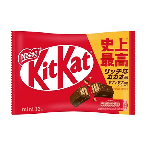 【日本Nestle KitKat可可威化餅乾】<br><span>產地：日本規格：12片<br>產品圖