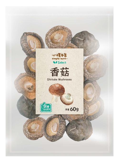 【心樸台灣香菇】<br><span>產地：台灣  規格：60g</span>