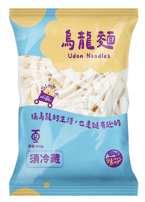 【Simple Life烏龍麵】<br><span>產地：台灣規格：400g(2入) <br>產品圖
