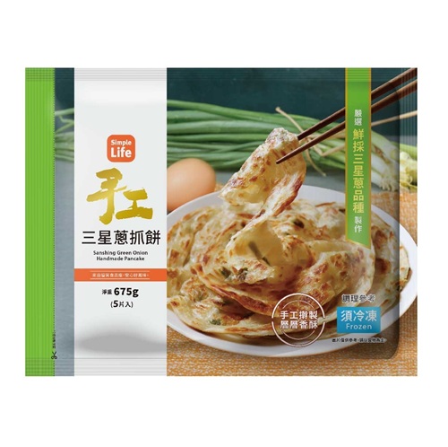 【Simple Life手工三星蔥抓餅】<br><span>規格：675g<br>產品圖