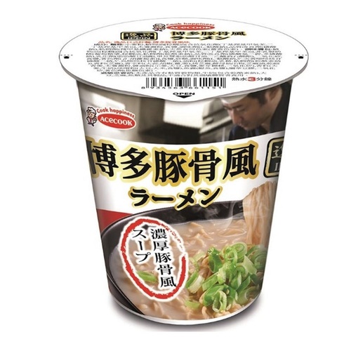 【Acecook逸品日式杯麵博多豚骨風味】<br><span>產地：越南  規格：73g <br>產品圖