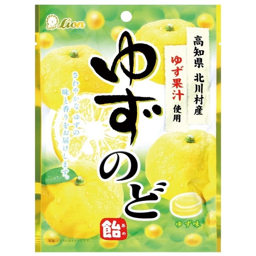【日本LION柚子風味硬糖】<br><span>產地：日本  規格：70.2g <br>